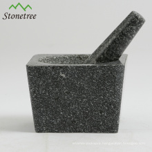 5.1'' Granite Mortar & Pestle For Herb and Spice/Herb Grinders/Kitchen Cookware